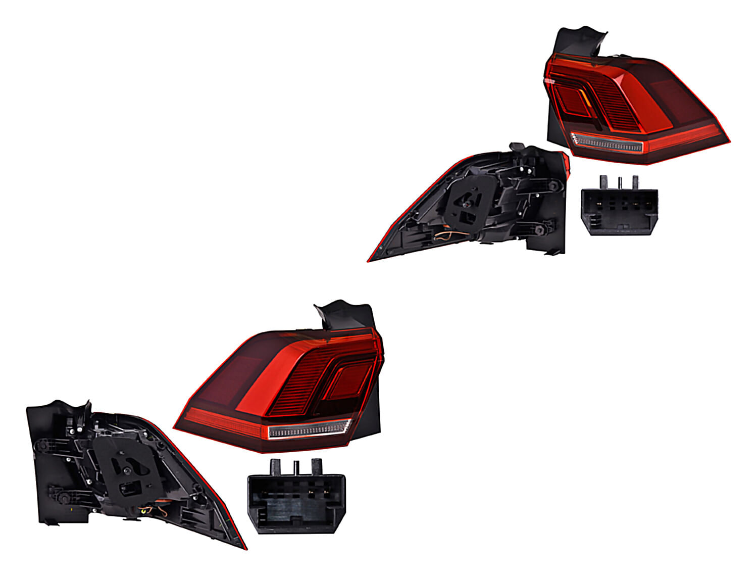 Par De Calaveras Exteriores Con Leds