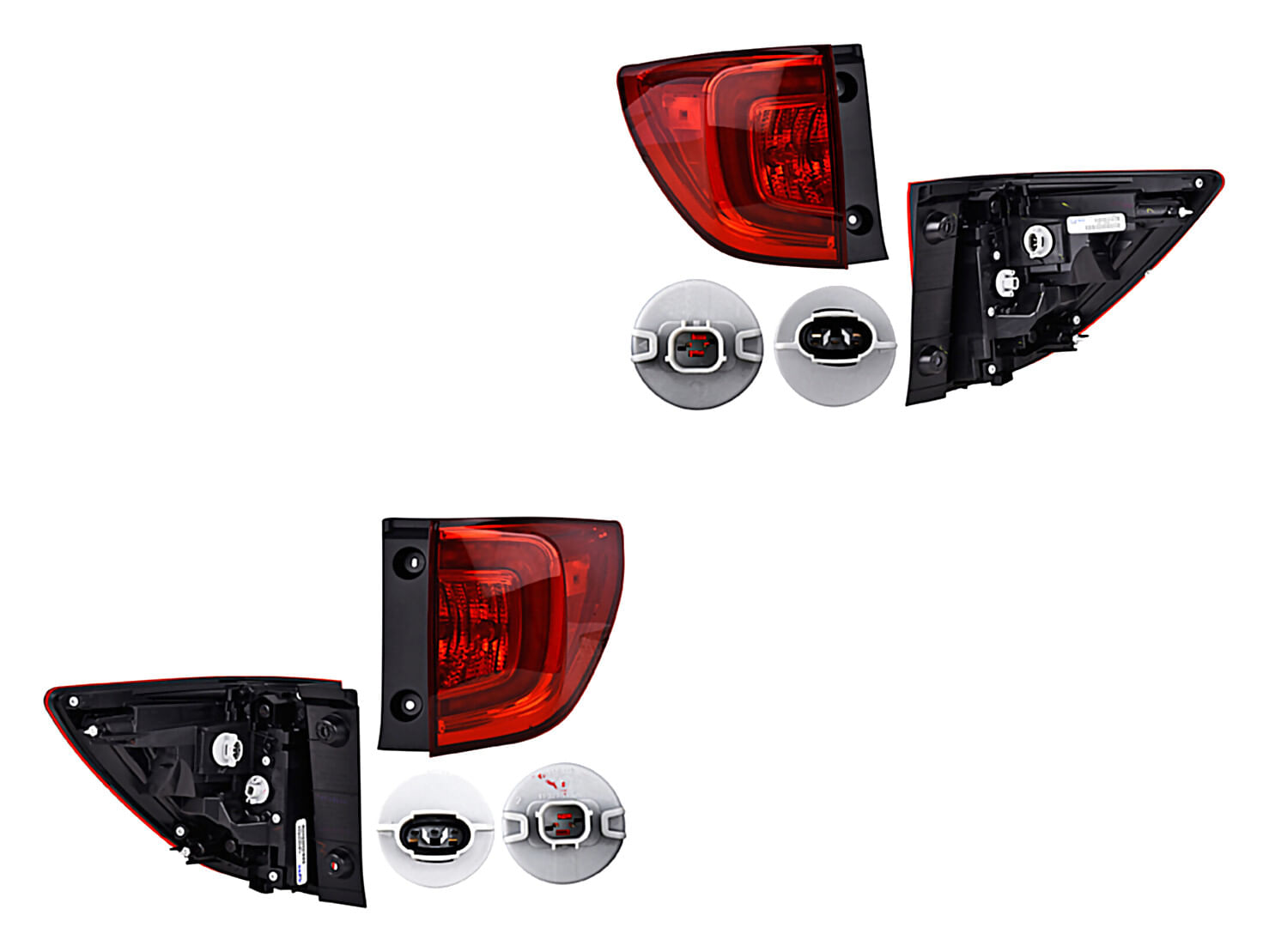 Par De Calaveras Exteriores Con Leds