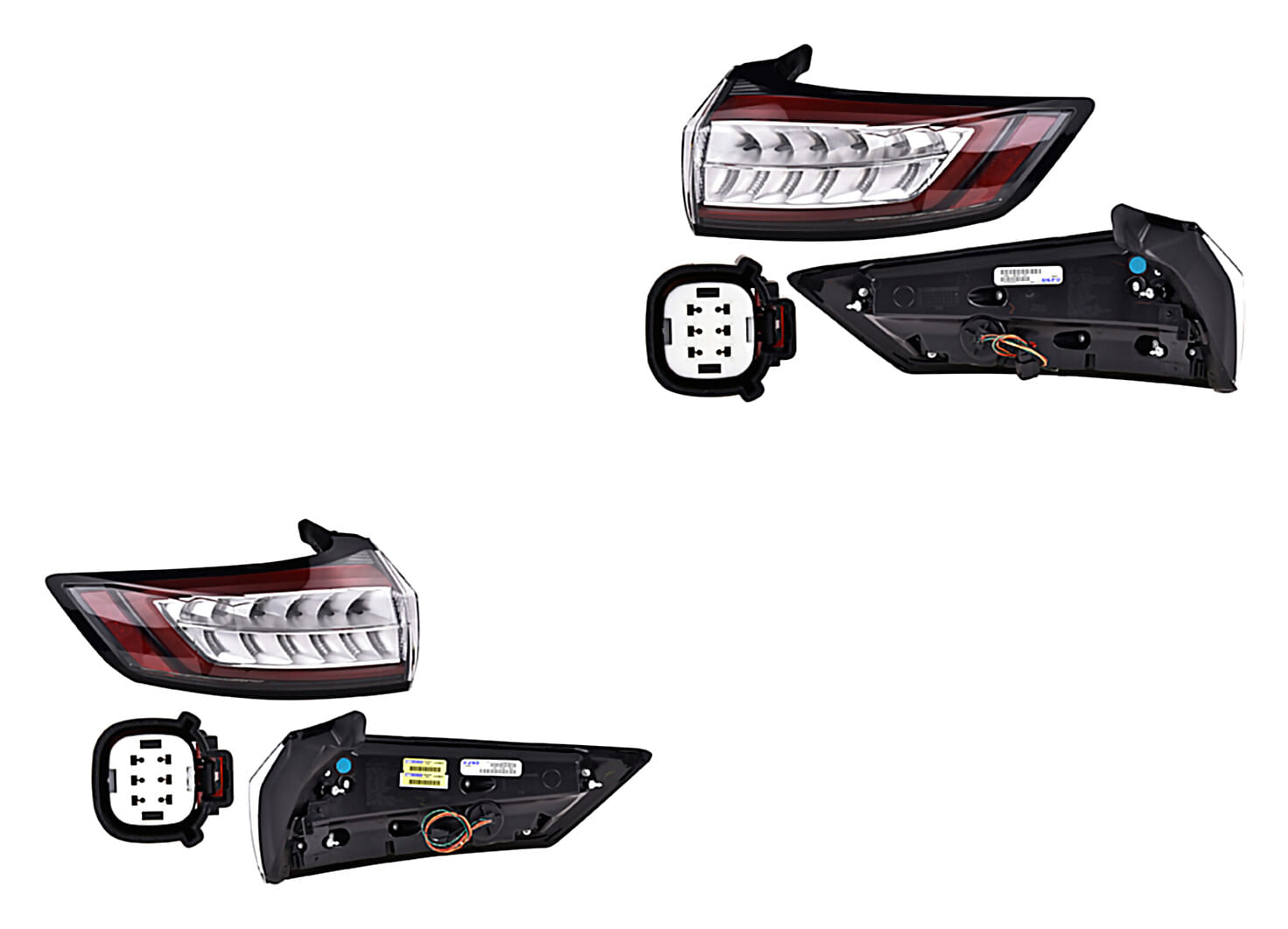 Par De Calaveras Exteriores Con Leds