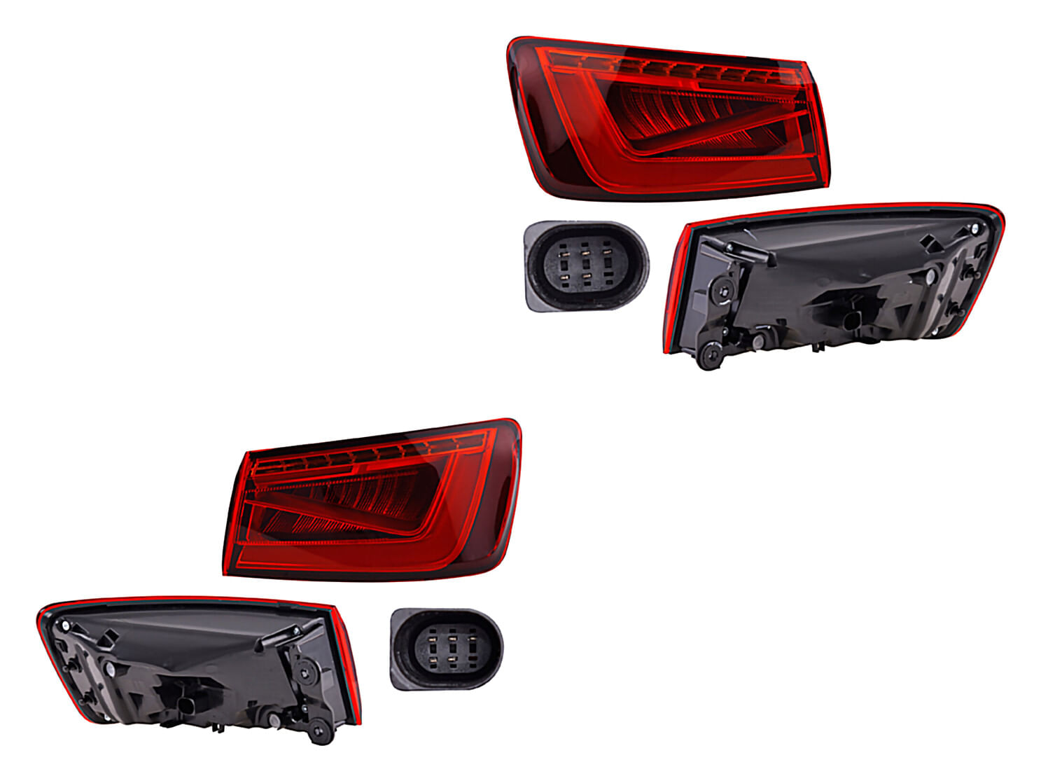 Par De Calaveras Exteriores Con Leds