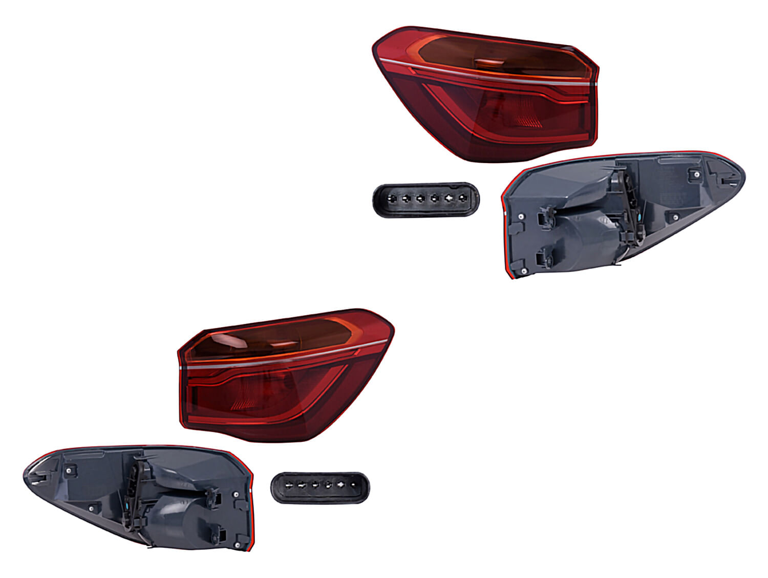 Par De Calaveras Exteriores Sin Leds