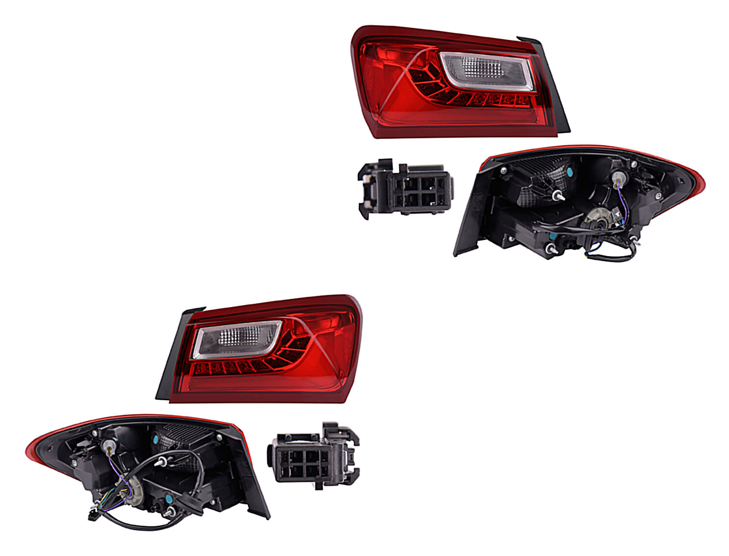 Par De Calaveras Exteriores Con Leds