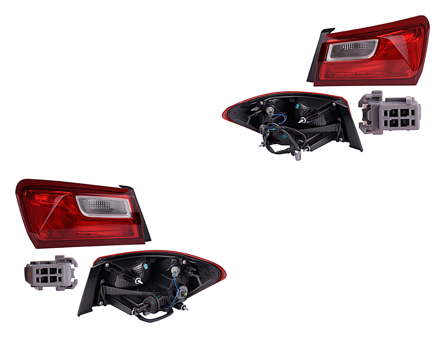 Par De Calaveras Exteriores Sin Leds
