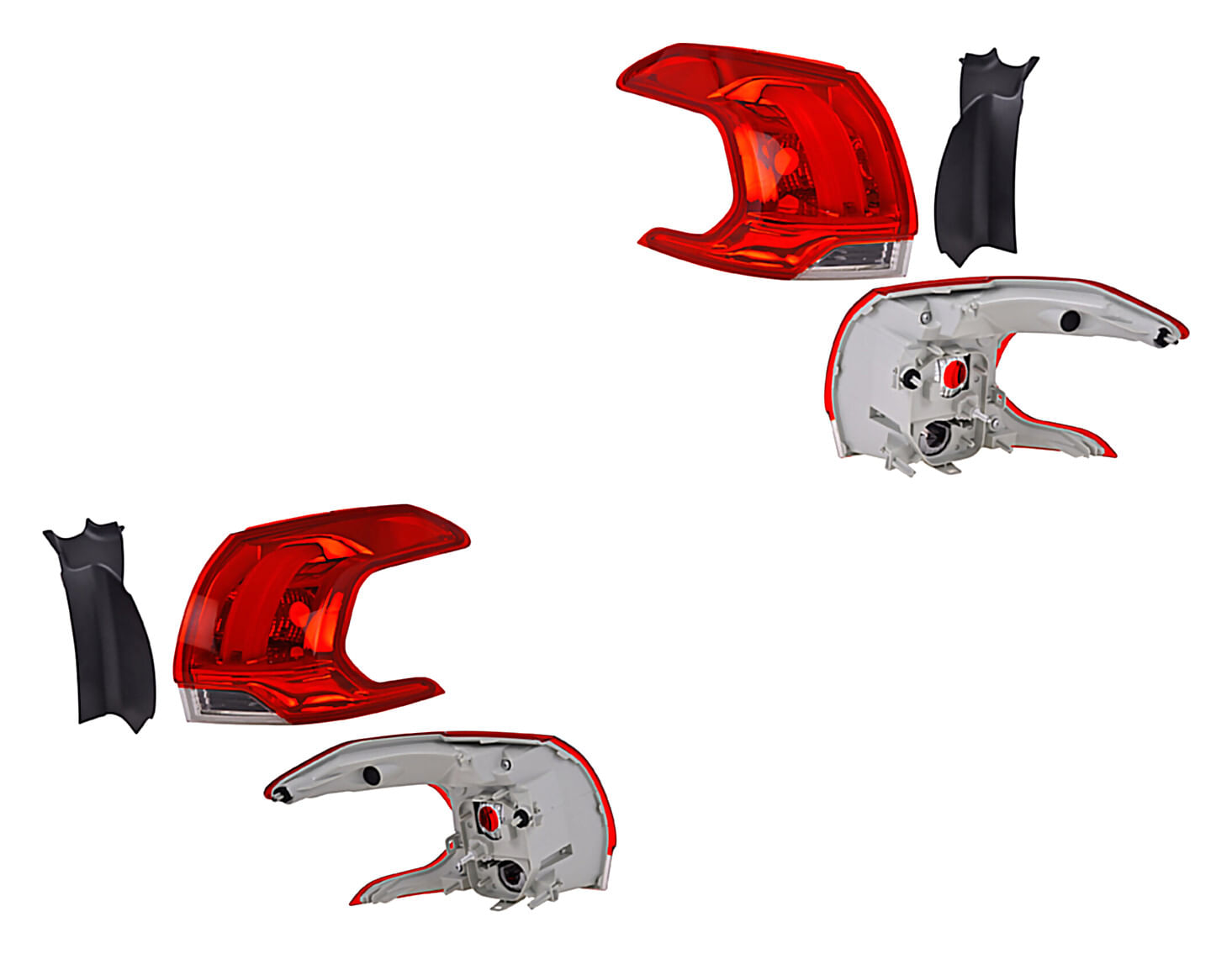 Par De Calaveras Exteriores Con Leds