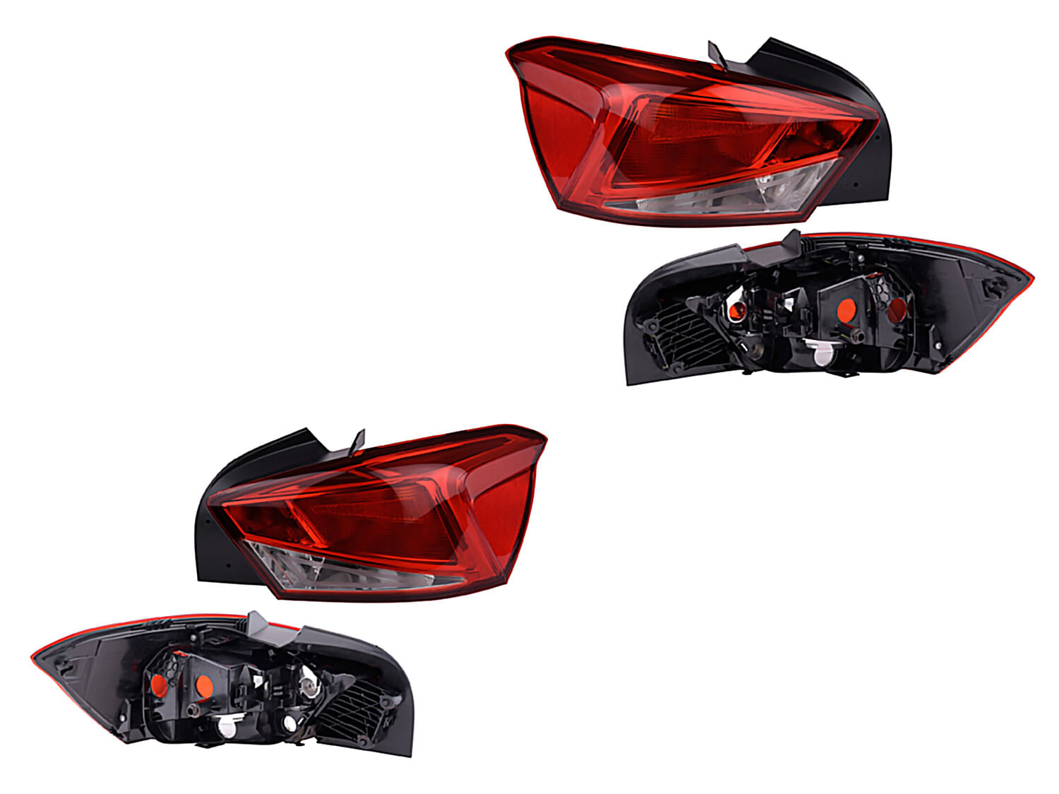 Par De Calaveras Sin Foco Sin Leds