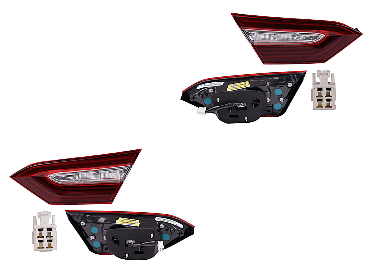 Par De Calaveras Interiores Con Leds