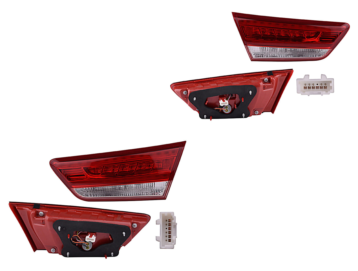 Par De Calaveras Interiores Con Leds