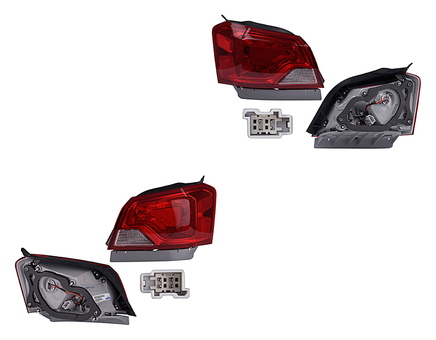 Par De Calaveras Exteriores Con Leds