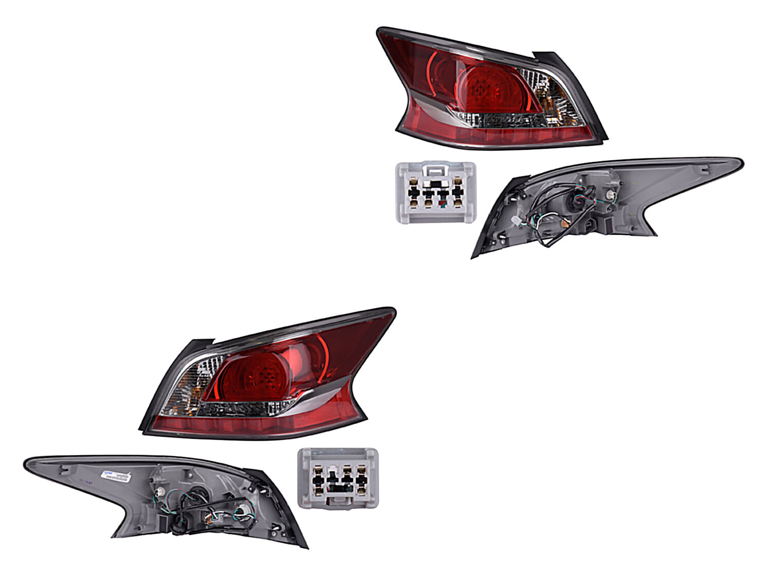 Par De Calaveras Filo Negro Con Leds