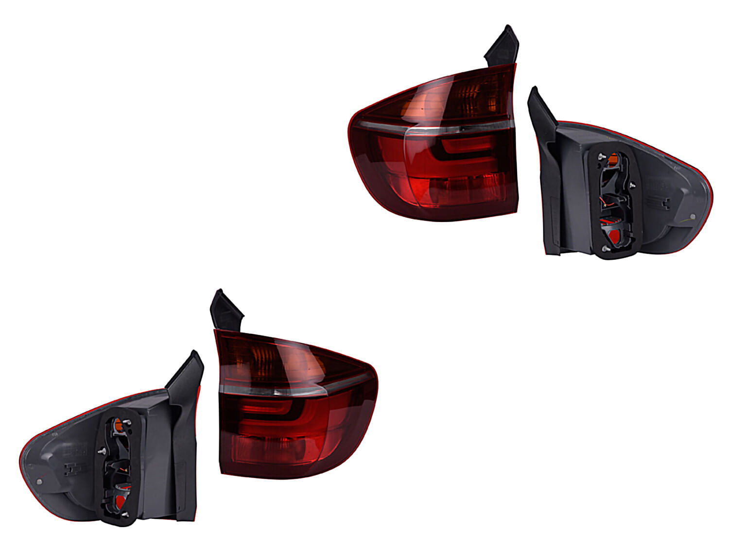 Par De Calaveras Exteriores Con Leds