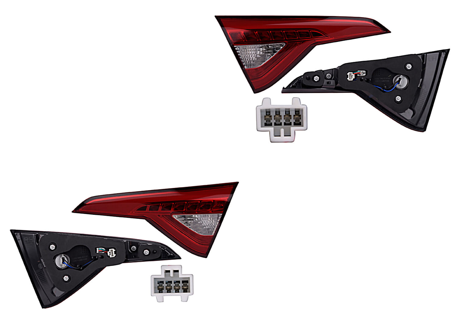 Par De Calaveras Interiores Con Leds