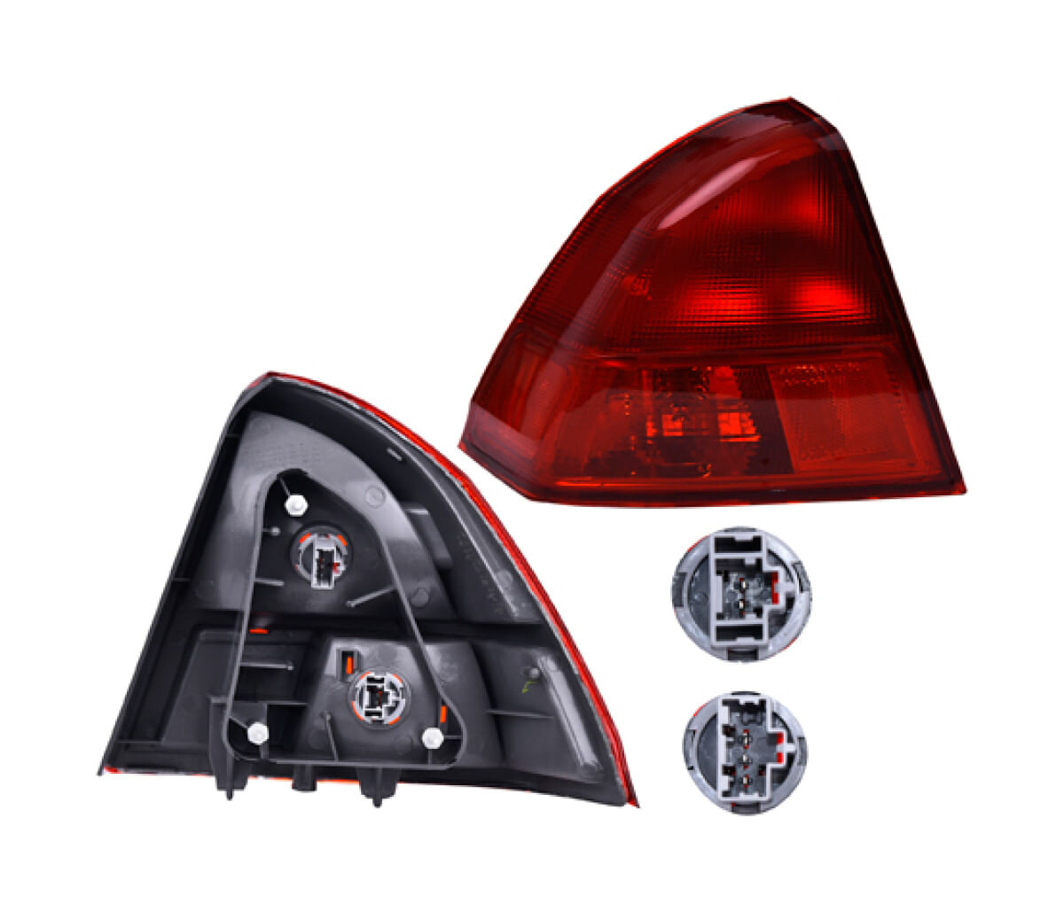 Calavera Exterior Roja Lado Conductor