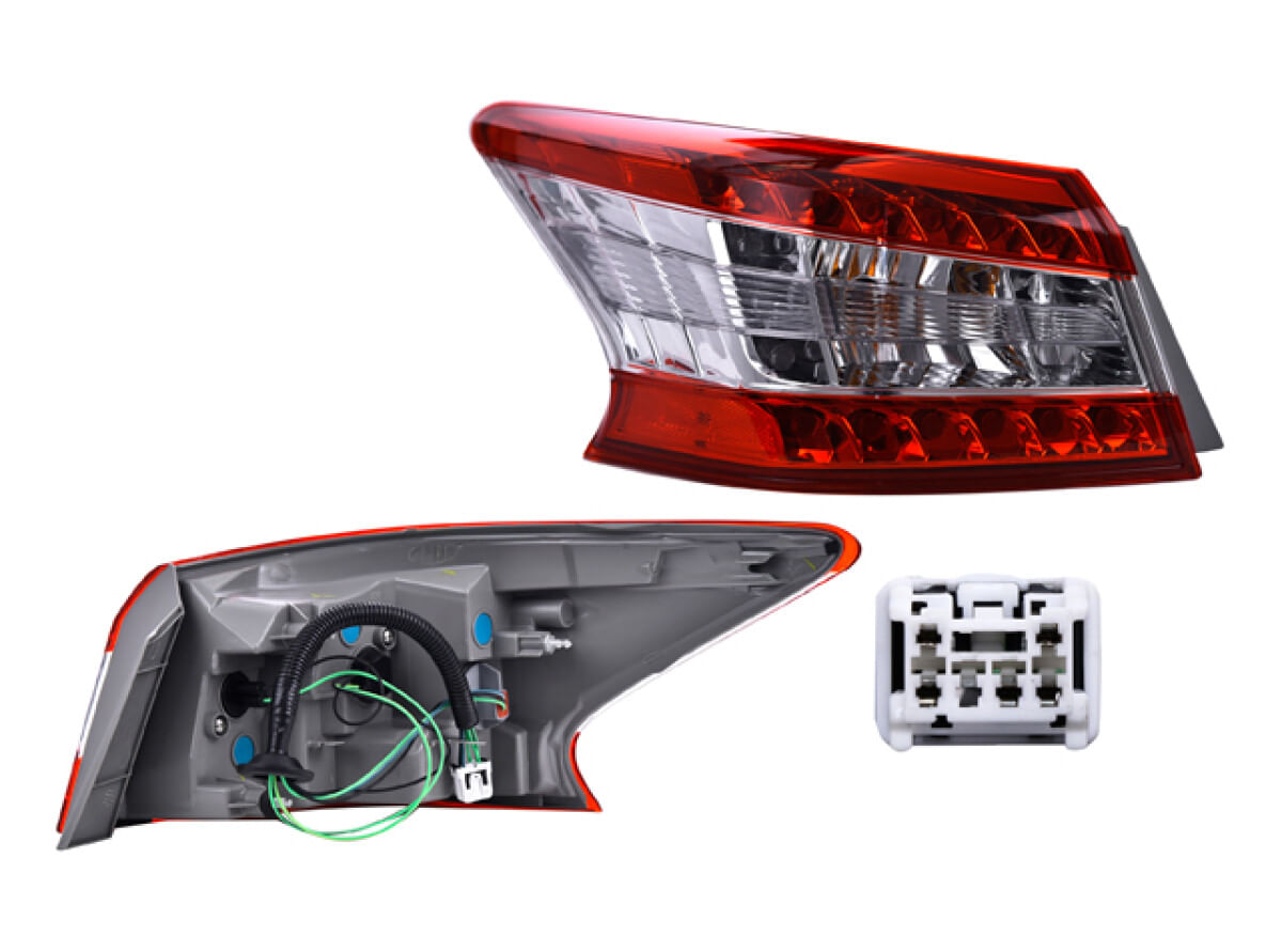 Calavera Exterior Con Leds Lado Conductor