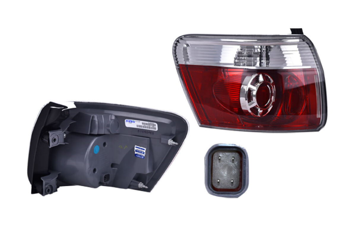 Calavera Exterior Con Leds Lado Conductor