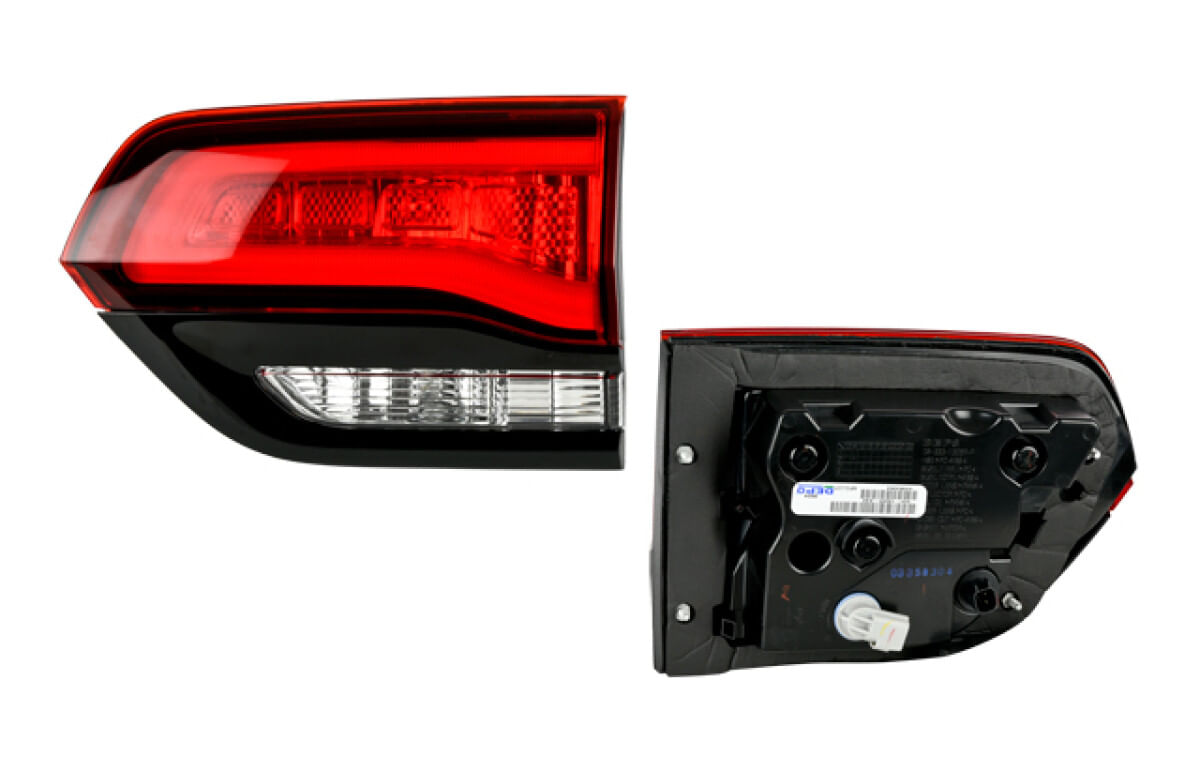 Calavera Interior Filo Negro Con Leds Lado Pasajero