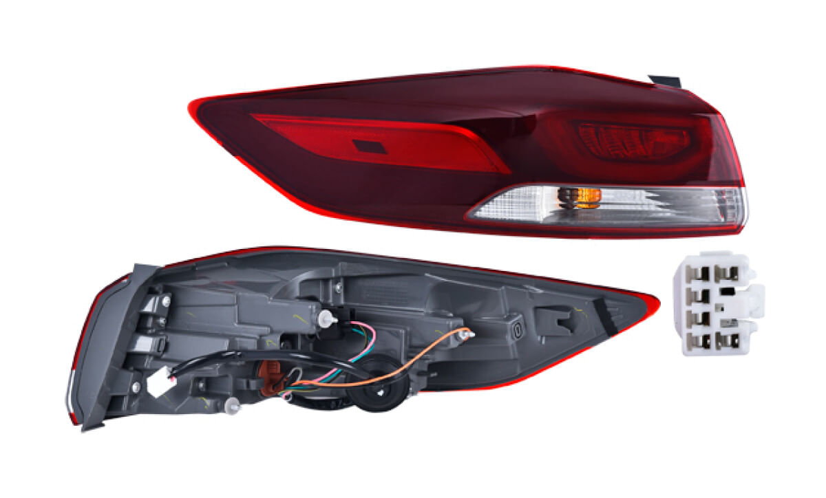 Calavera Exterior Con Leds Lado Conductor