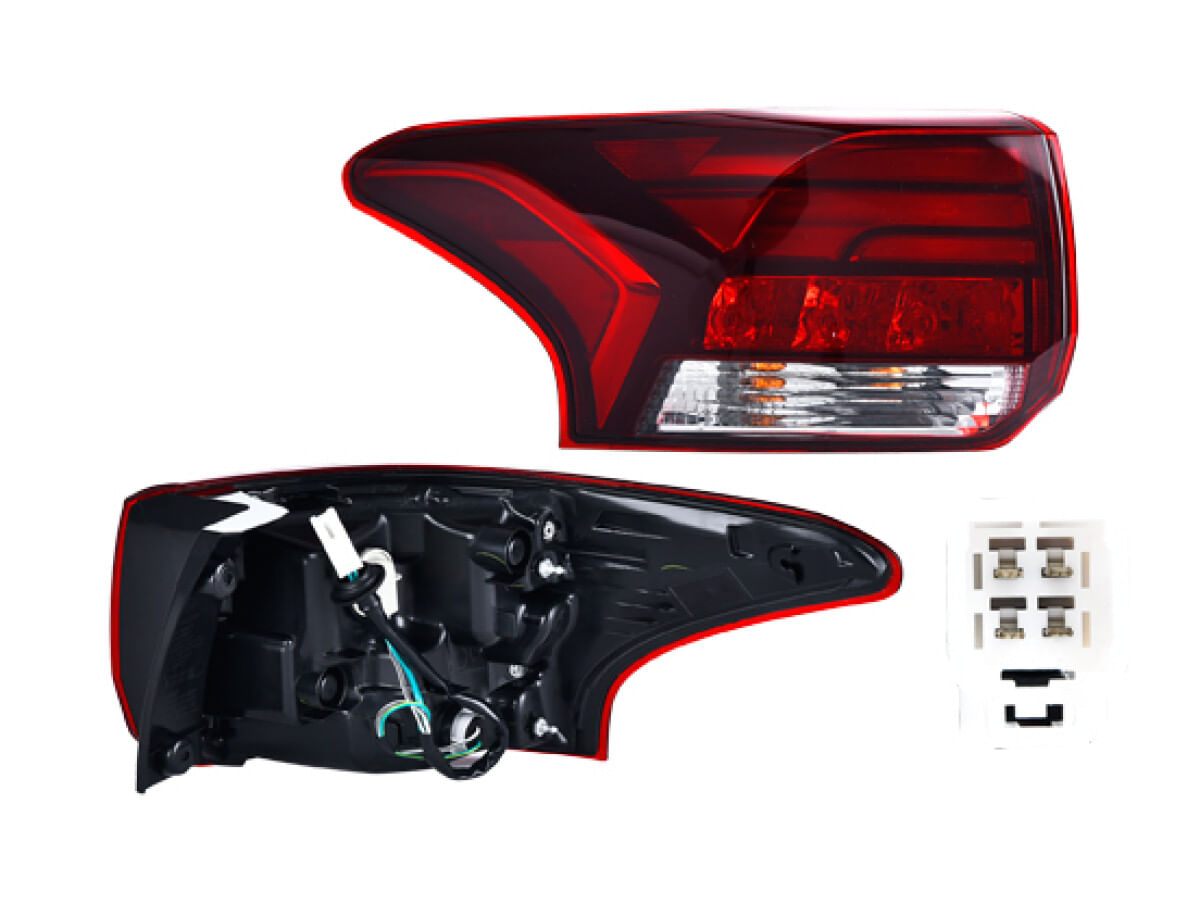 Calavera Exterior Con Leds Lado Conductor