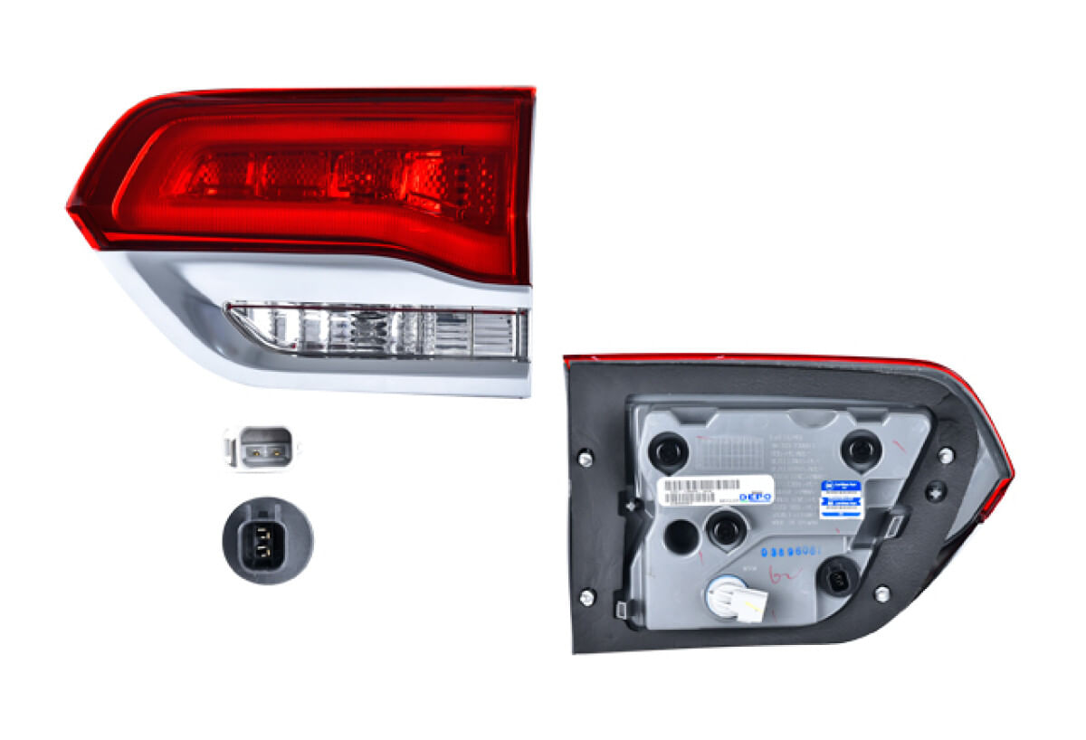 Calavera Interior Filo Gris Con Leds Lado Pasajero