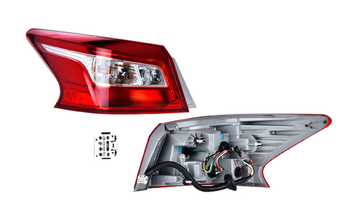 Calavera Exterior Con Leds Lado Conductor