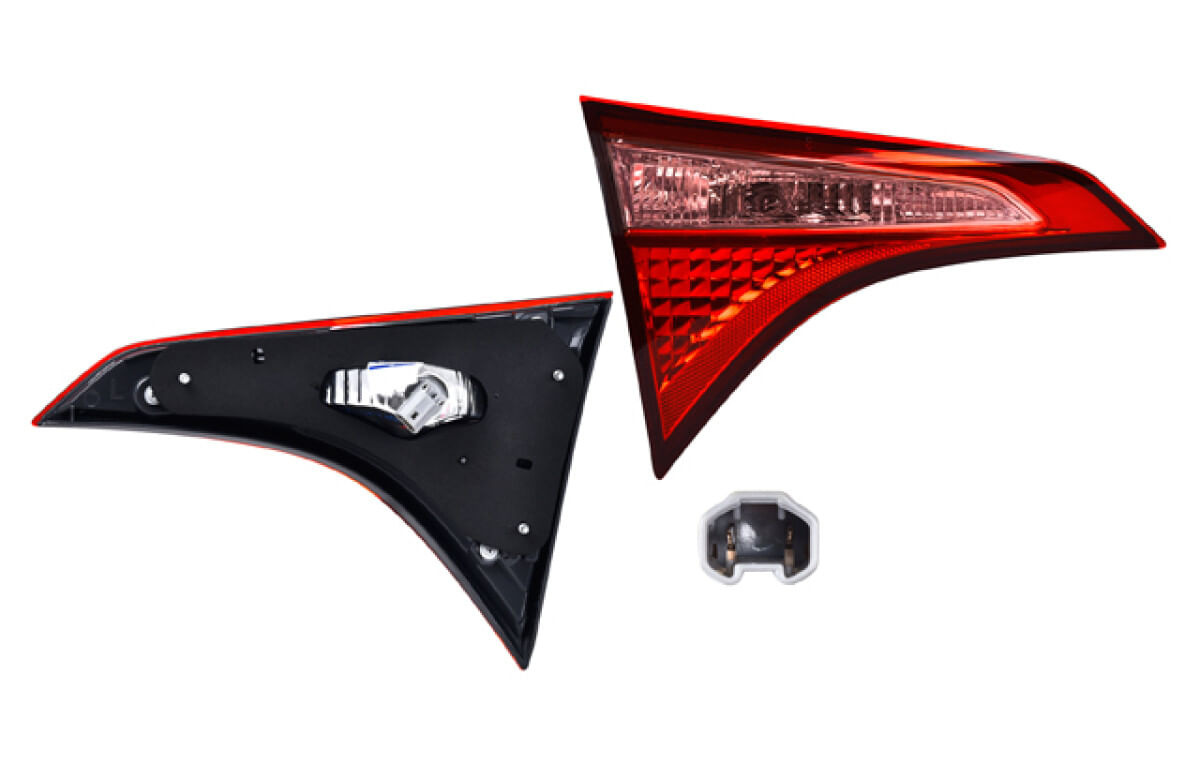 Calavera Interior Roja/Rosa Lado Conductor