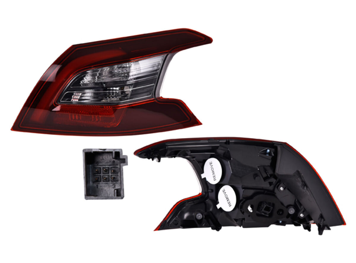 Calavera Exterior Con Leds Lado Pasajero