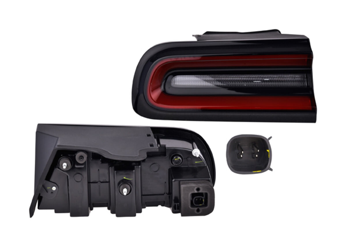 Calavera Exterior Con Leds Lado Conductor