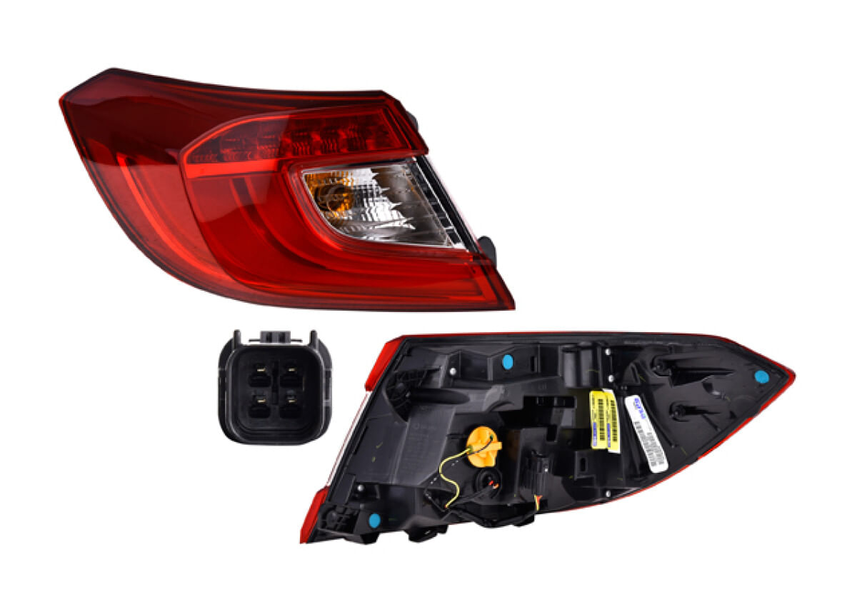 Calavera Exterior Con Leds Lado Conductor
