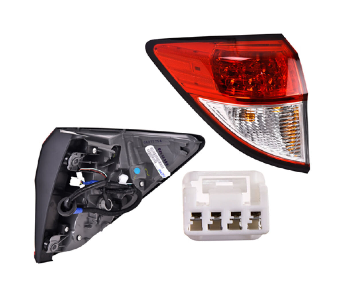 Calavera Exterior Con Leds Lado Conductor