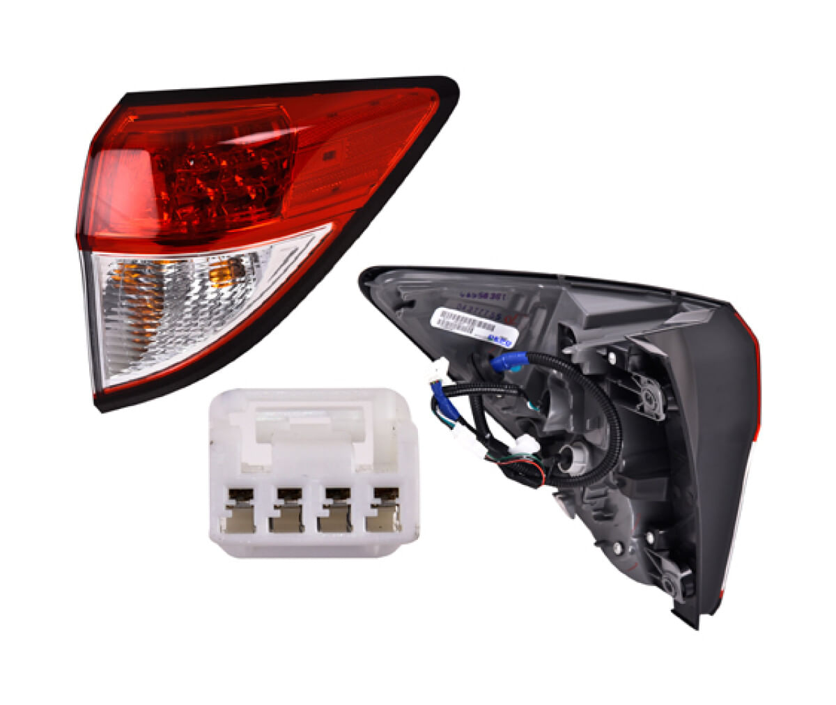 Calavera Exterior Con Leds Lado Pasajero