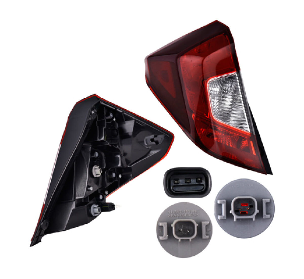 Calavera Inferior Con Leds Lado Conductor