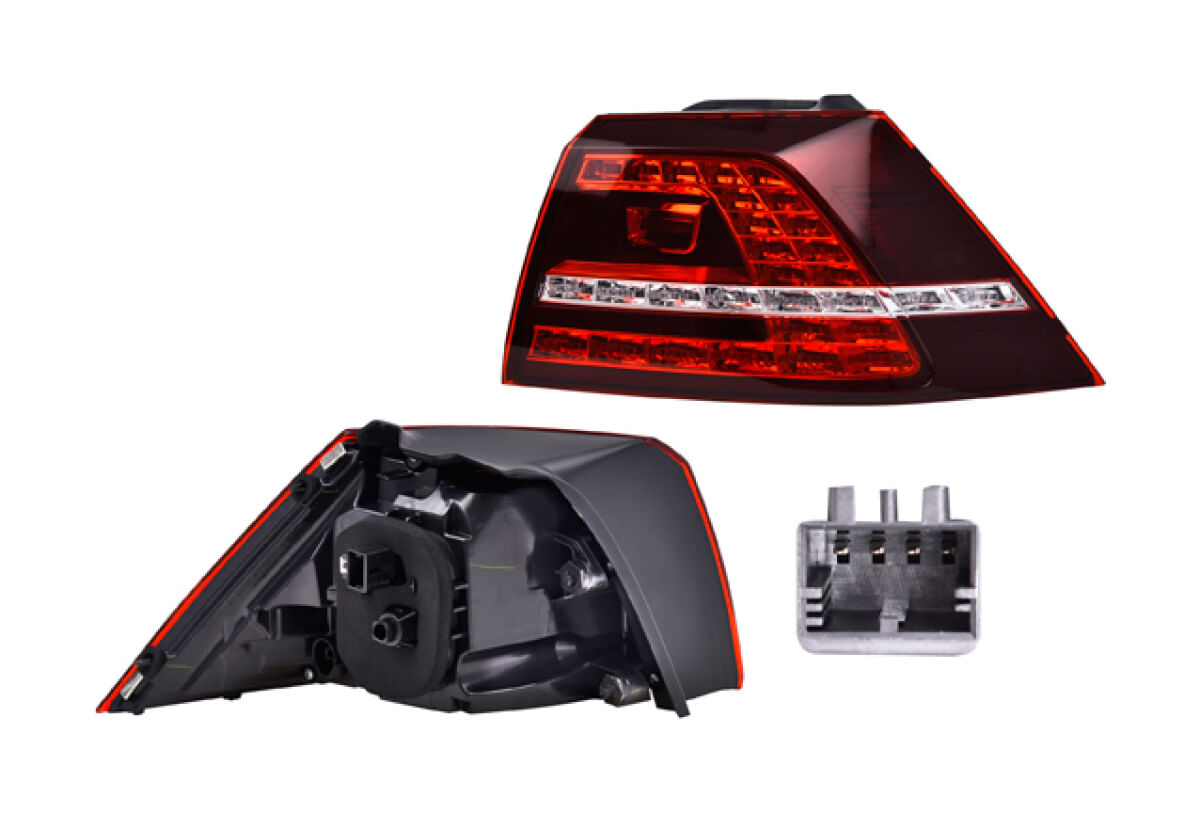 Calavera Exterior Con Leds Lado Pasajero