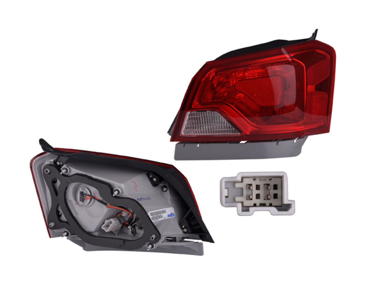 Calavera Exterior Con Leds Lado Pasajero