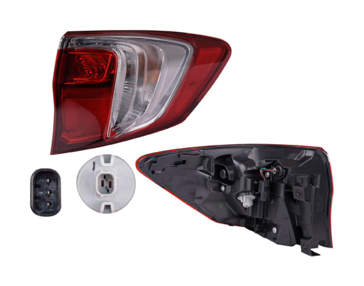 Calavera Exterior Con Leds Lado Pasajero
