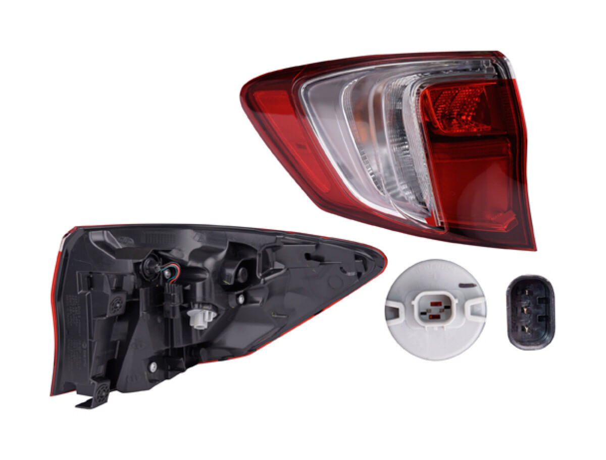 Calavera Exterior Con Leds Lado Conductor