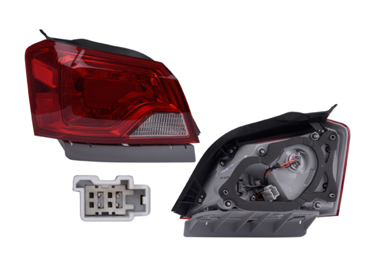 Calavera Exterior Con Leds Lado Conductor