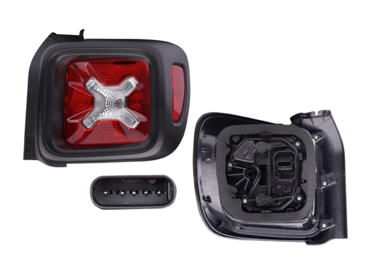 Calavera Filo Negro Con Leds Lado Pasajero