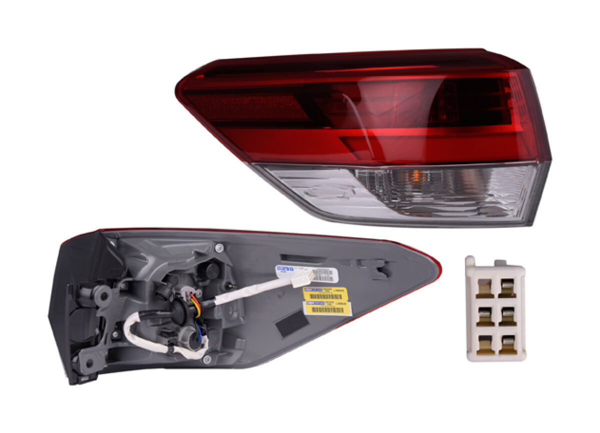 Calavera Exterior Con Leds Lado Conductor