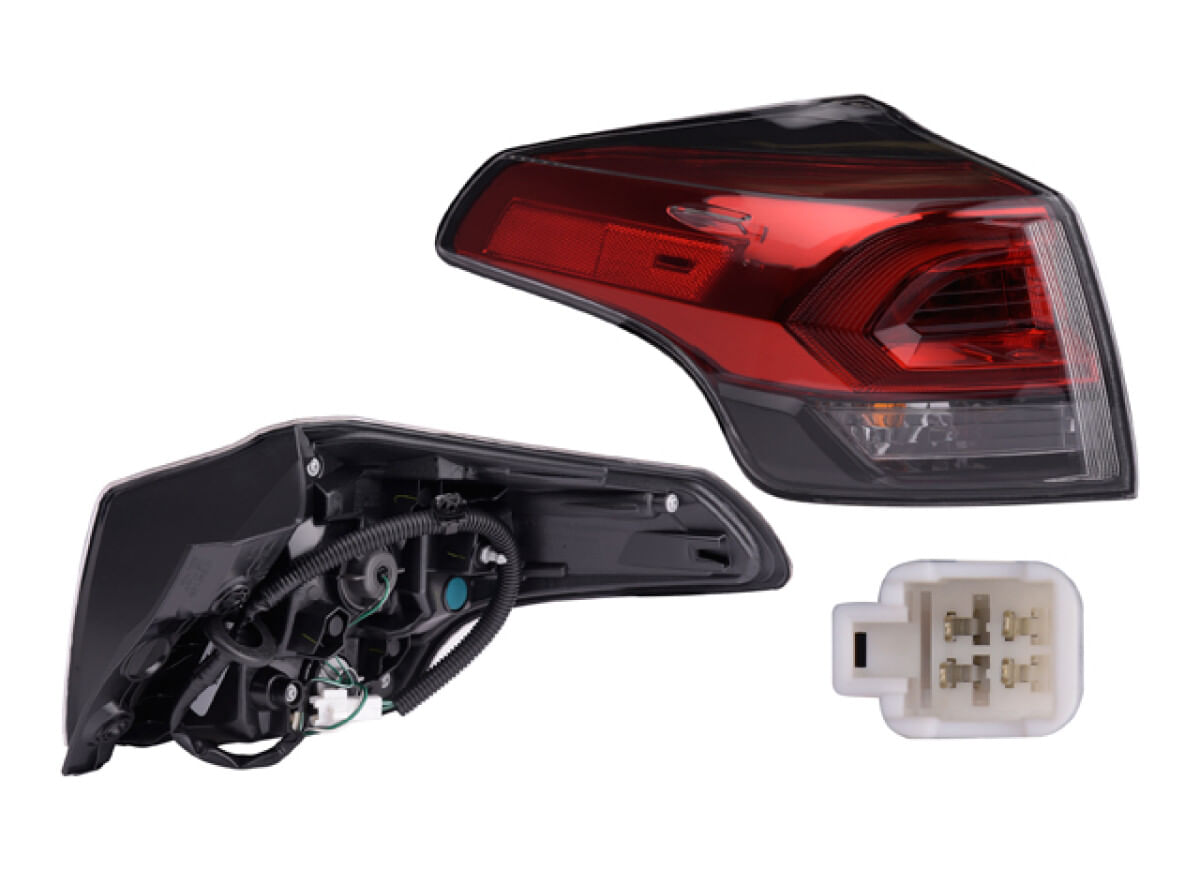 Calavera Exterior Con Leds Lado Conductor