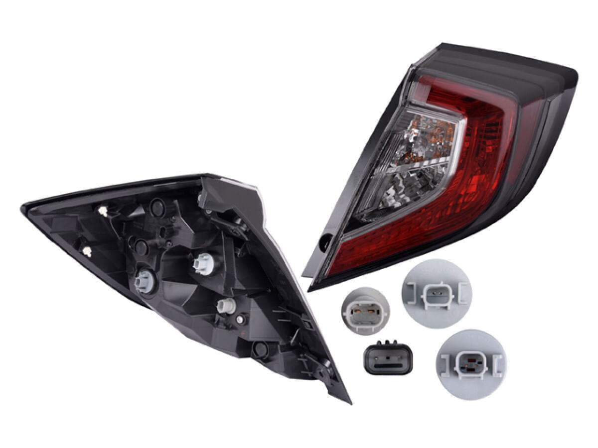 Calavera Exterior Con Leds Lado Pasajero