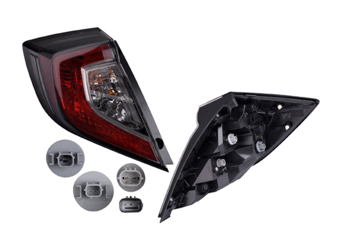 Calavera Exterior Con Leds Lado Conductor