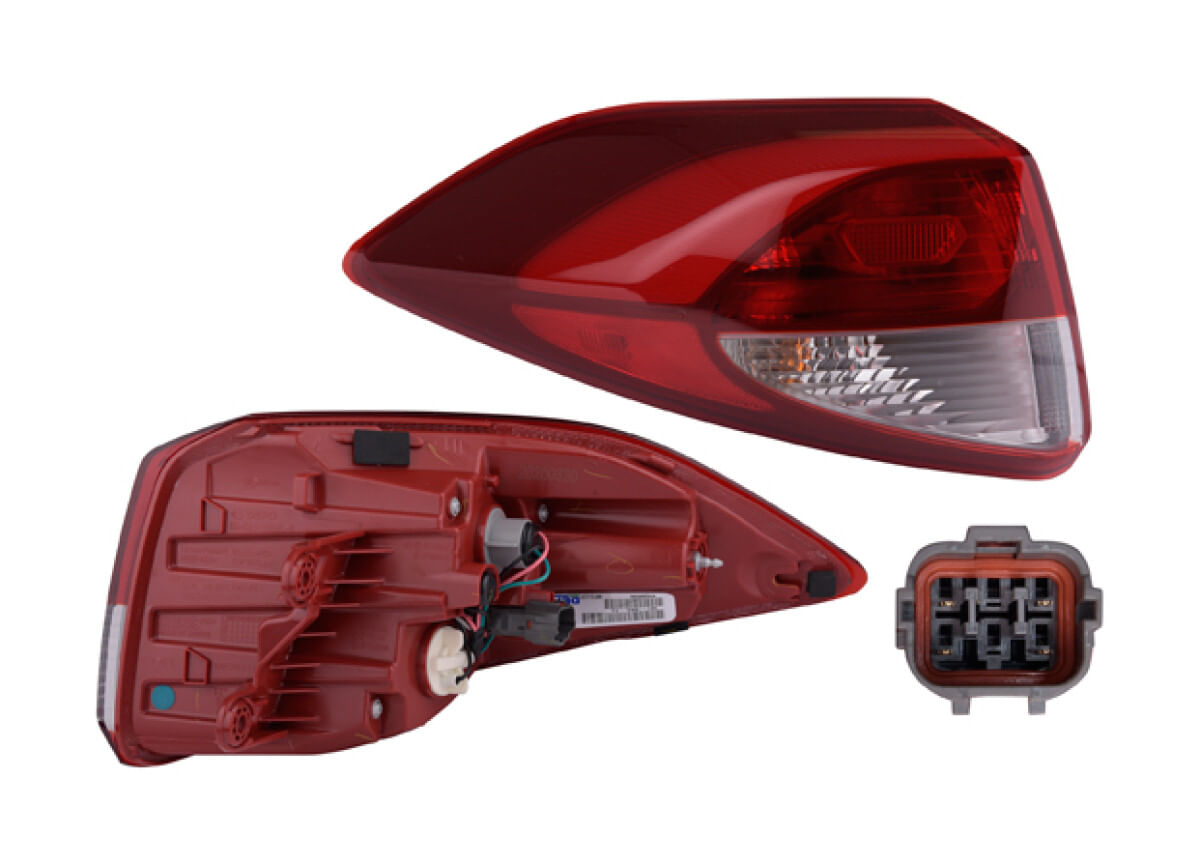 Calavera Exterior Sin Leds Lado Conductor