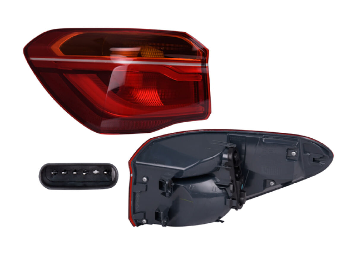 Calavera Exterior Con Leds Lado Conductor