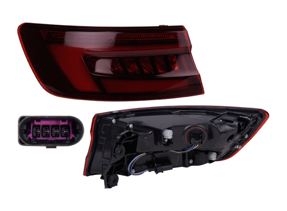 Calavera Exterior Obscura Con Leds Lado Conductor