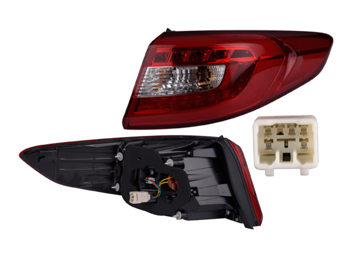 Calavera Exterior Con Leds Lado Pasajero