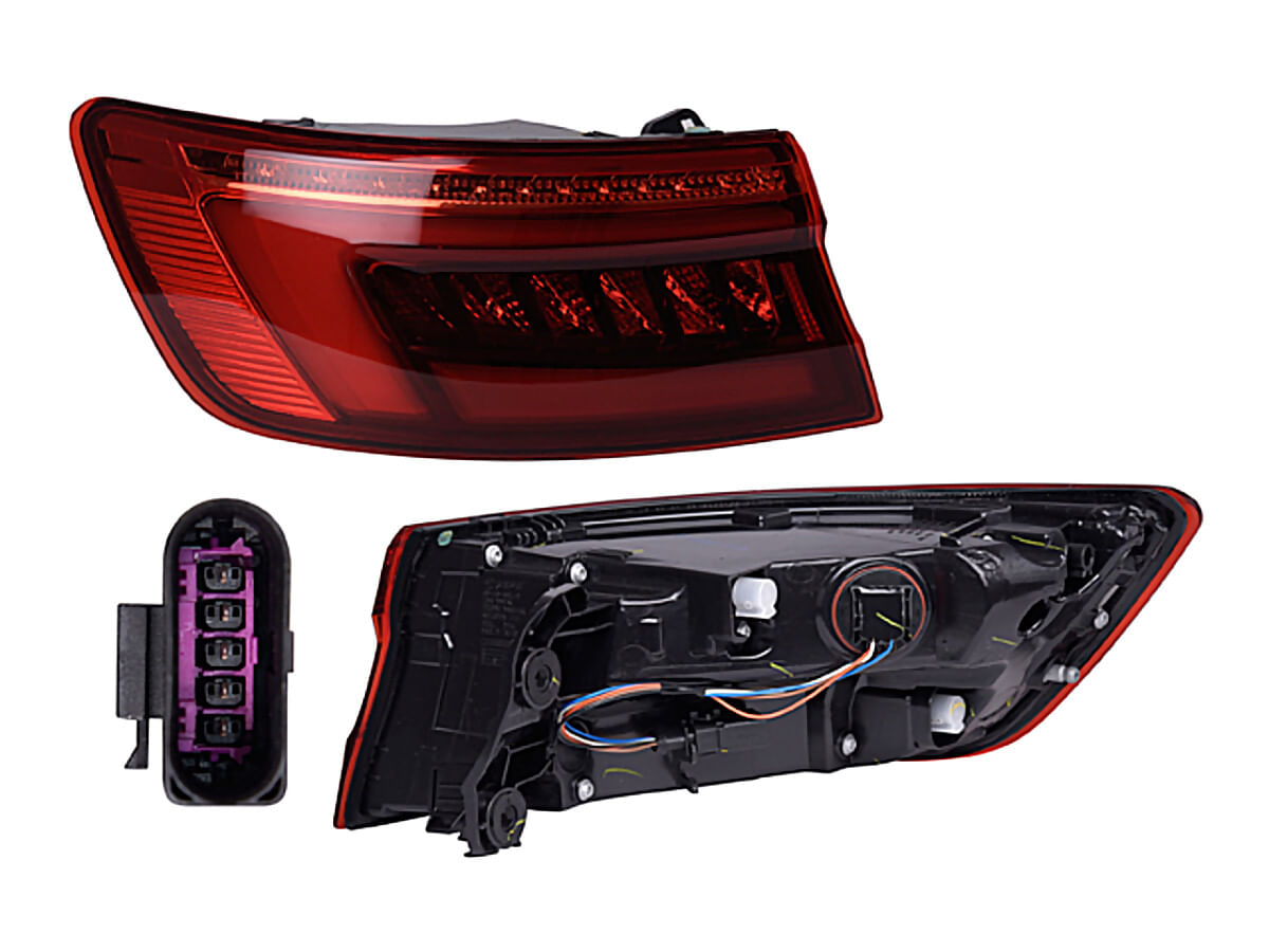 Calavera Exterior Con Leds Lado Conductor