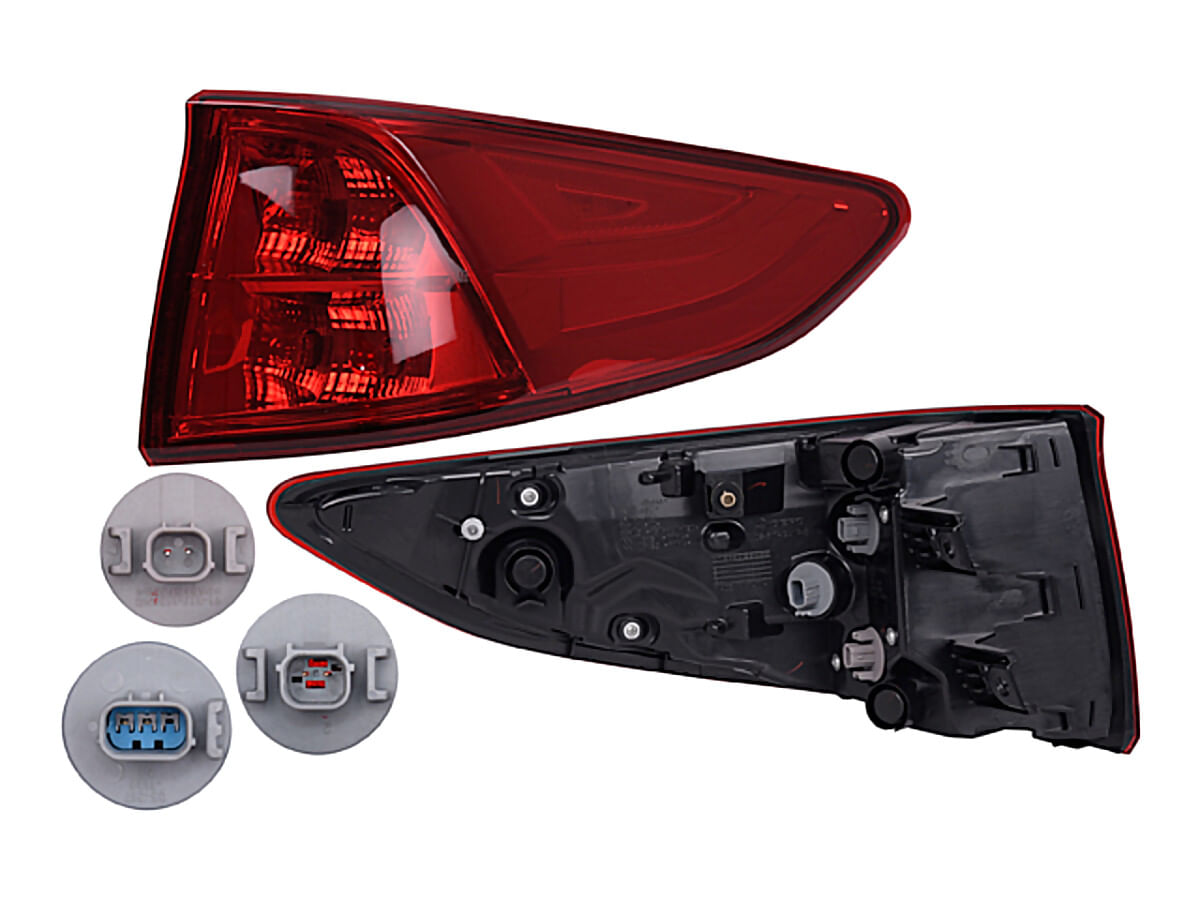 Calavera Exterior Con Leds Lado Pasajero