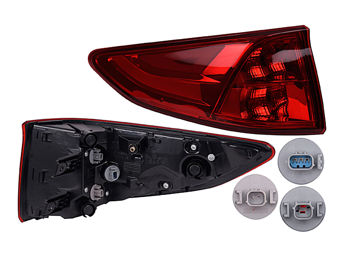 Calavera Exterior Con Leds Lado Conductor