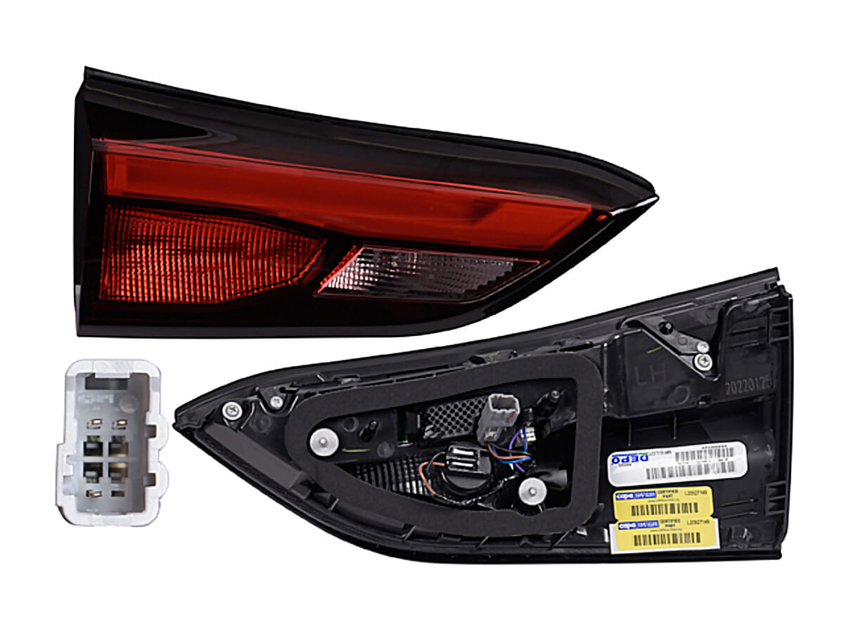 Calavera Interior Con Leds Lado Conductor