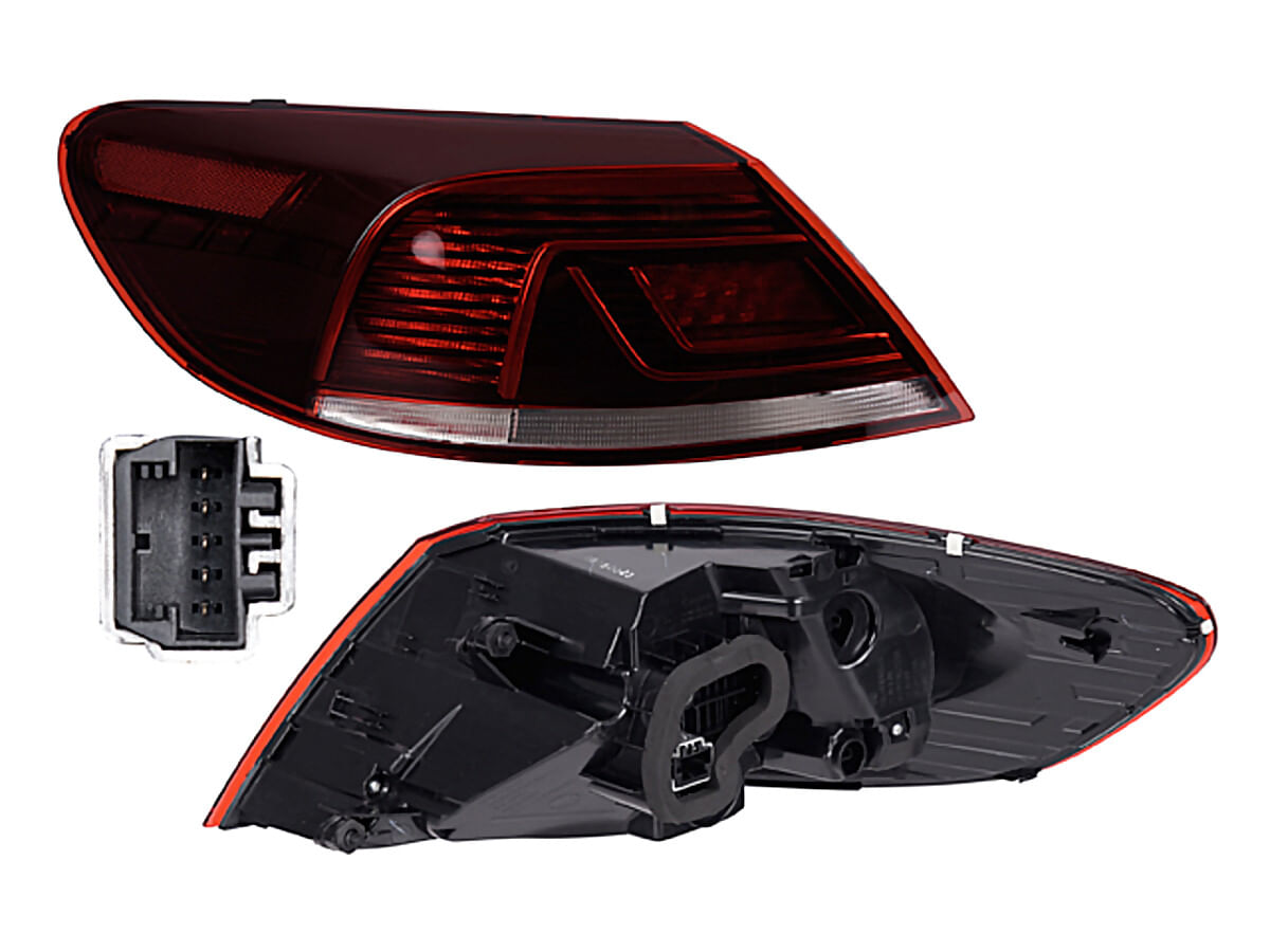 Calavera Exterior Sin Foco Con Leds Lado Conductor