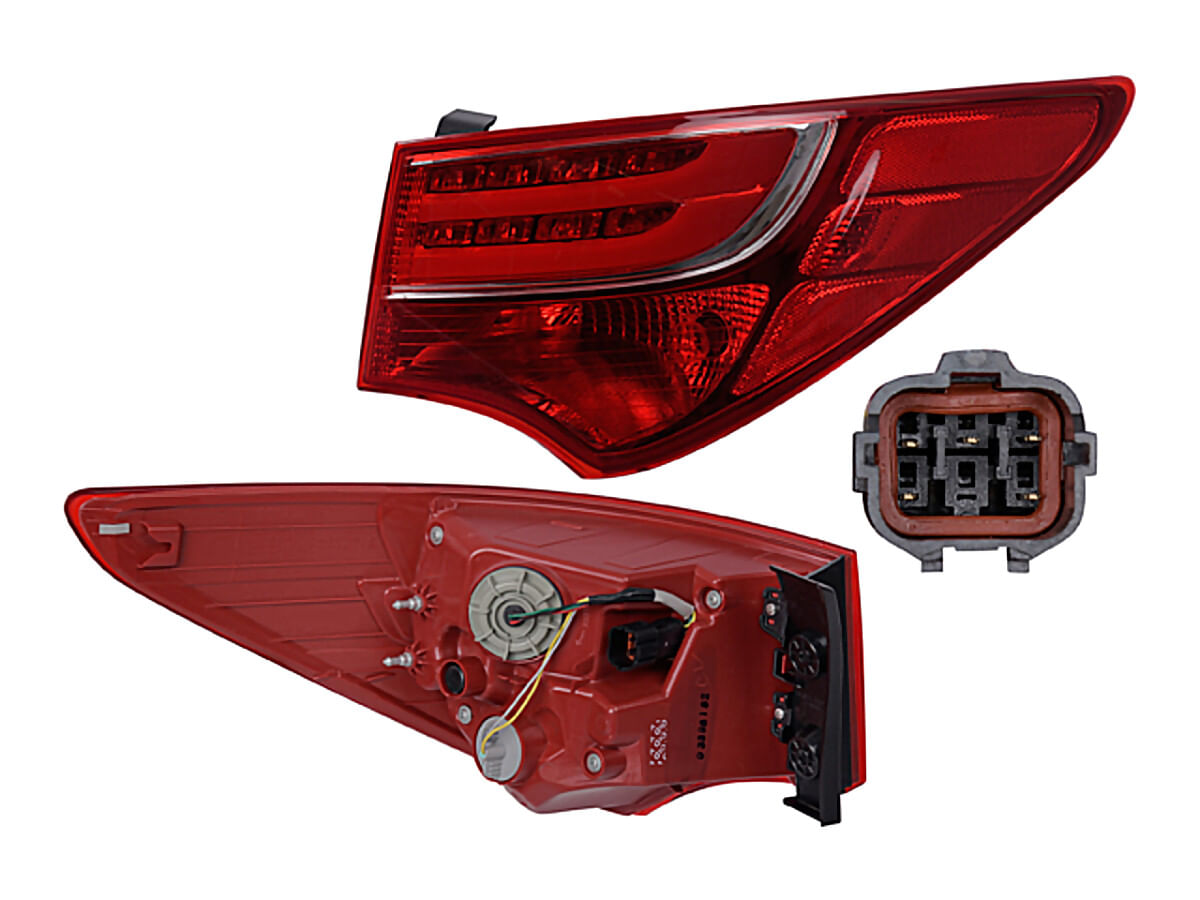 Calavera Exterior Con Leds Lado Pasajero